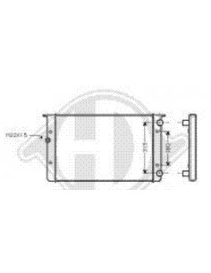 Comprar Radiador refrigeración del motor Volkswagen Golf III
