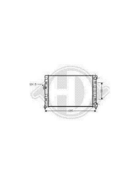 Comprar Radiador refrigeración del motor Volkswagen Golf III