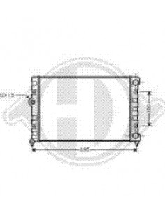 Comprar Radiador refrigeración del motor Volkswagen Golf III 2