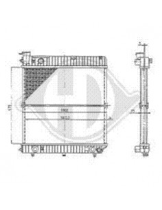 Comprar Radiador, refrigeración del motor MERCEDES 207D