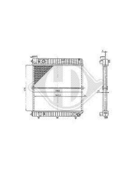 Comprar Radiador, refrigeración del motor MERCEDES 207D