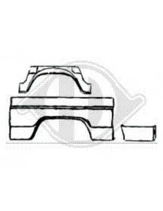 Comprar Pasarrueda interior ambos lados MERCEDES 207D, online