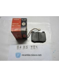 Pastillas freno Chrysler 180, 2 litros delanteras