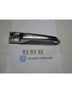 Manecilla exterior puerta derecha acero cromado Renault 12 moderno