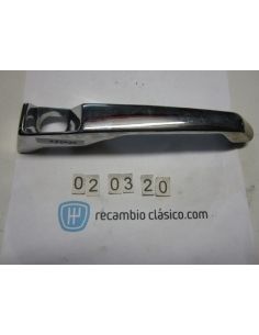 Manecilla exterior puerta izquierda acero cromado Renault 12 moderno
