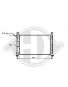 Comprar Radiador, refrigeración del motor FIAT UNO