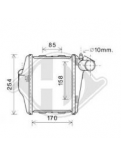 Comprar Radiador de aire de admisión SMART FORTWO II 451 988 00