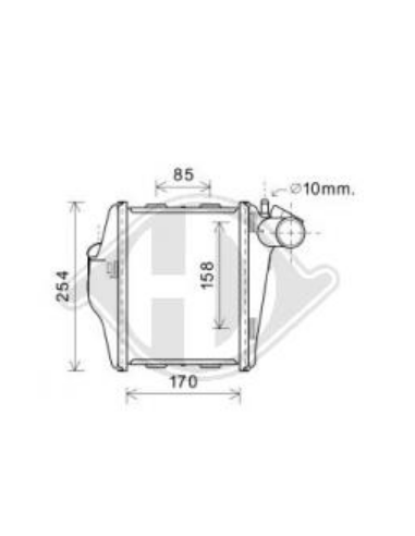 Comprar Radiador de aire de admisión SMART FORTWO II 451 988 00