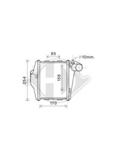 Comprar Radiador de aire de admisión SMART FORTWO II 451 988 00