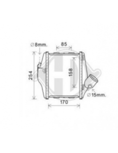 Comprar Radiador de aire de admisión SMART FORTWO II A 451 501