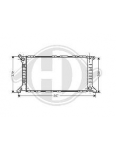 Comprar Radiador, refrigeración del motor FORD TRANSIT 1112703