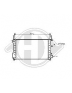 Comprar Radiador, refrigeración del motor FORD Fiesta /Courie