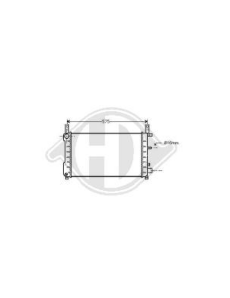 Comprar Radiador, refrigeración del motor FORD Fiesta /Courie