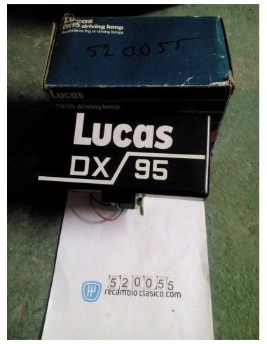Faro lucas largo alcance rectangular con tapa DX95 ¡Última unidad disponible!