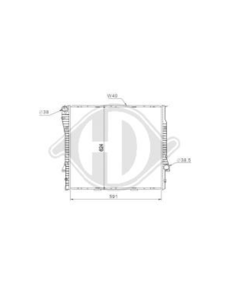Comprar Radiador, refrigeración del motor, BMW X5 (E53 )