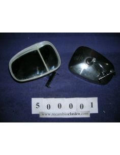 Espejo retrovisor externo universal Zanetti doble para marco de puerta SEAT, Renault, Citroen