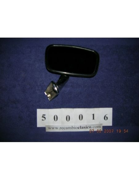 Espejo exterior derecho universal metálico con peana, negro