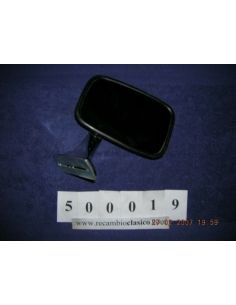 Espejo exterior derecho universal metálico negro