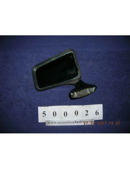 Espejo exterior izquierdo universal plástico negro