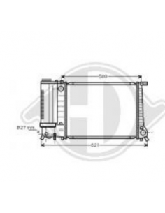 Comprar Radiador, refrigeración del motor BMW (E36) 17111247436