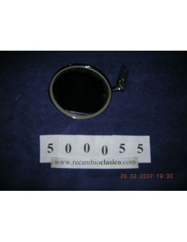 Espejo exterior redondo cromado