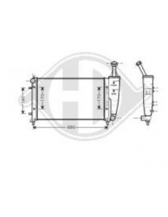 Comprar Radiador, refrigeración del motor Lancia Ypsilon