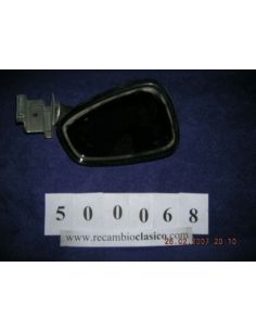 Espejo exterior plastico negro, con pinza. Marca Crim