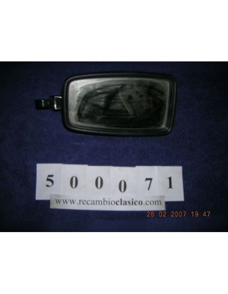 Espejo exterior negro de plástico marca Samart