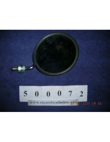 Espejo exterior negro metálico regulable en extensión