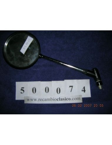 Espejo universal izquierdo negro para moto