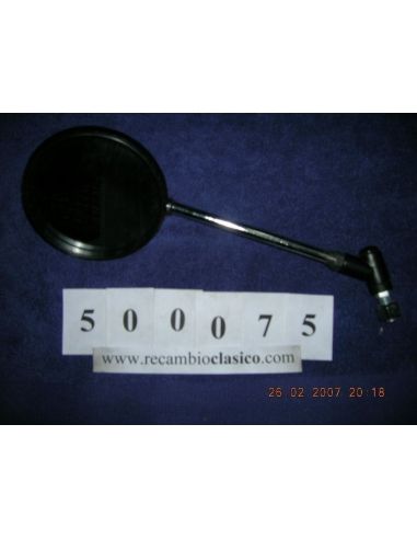 Espejo universal derecho negro para moto