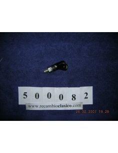 Peana para espejo con rotula. Color negro