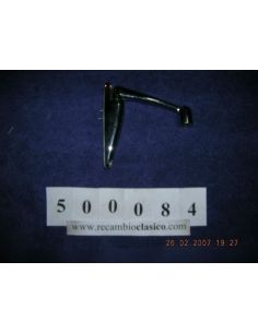 Peana cromada con brazo 10cm para espejo con rotula