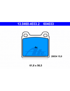 Comprar Juego de pastillas de freno BMW 02 E10, eje delantero