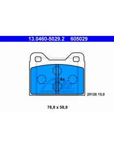 Comprar Juego de pastillas de freno BMW 02 E10, eje delantero