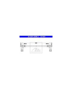 Comprar latiguillo de frenos BMW 02 E10, eje delantero, doble