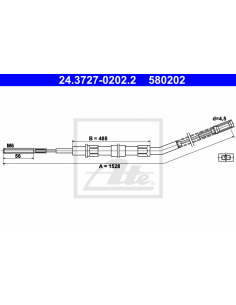 Comprar Cable freno de mano BMW 02 E10 (ATE) 34411103128 online