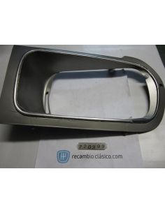 Embellecedor izquierdo delantero faro con cerco cromado Renault 12 TL fase 2