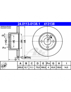 Comprar Disco de freno BMW E21 315  316  318  318  320 4 