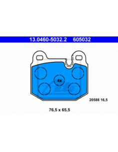 Comprar Juego de pastillas de freno BMW E21 320i  323i, eje