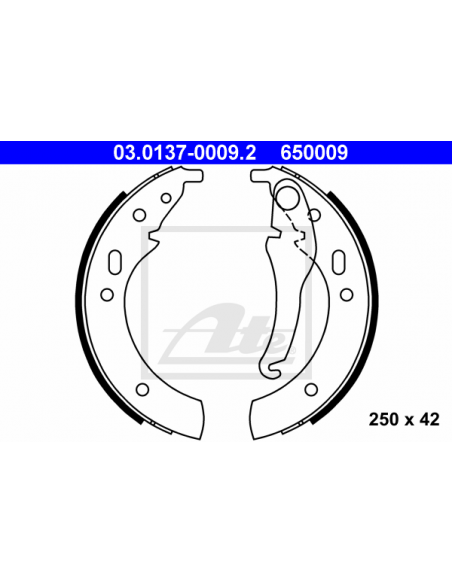 Comprar Juego de zapatas freno BMW NK E115, eje trasero, set de