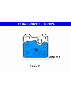 Comprar Juego de pastillas de freno BMW E3 E9 2.8  3.0 S/LS/CS