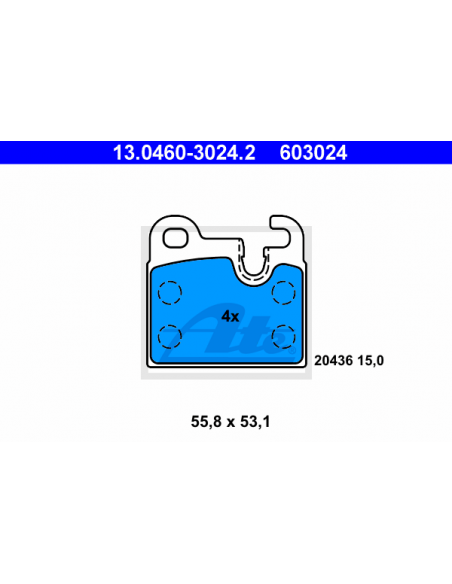 Comprar Juego de pastillas de freno BMW E3 E9 2.8  3.0 S/LS/CS