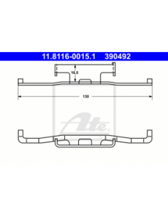 Comprar Kit de accesorios pinza de freno BMW E30, eje trasero
