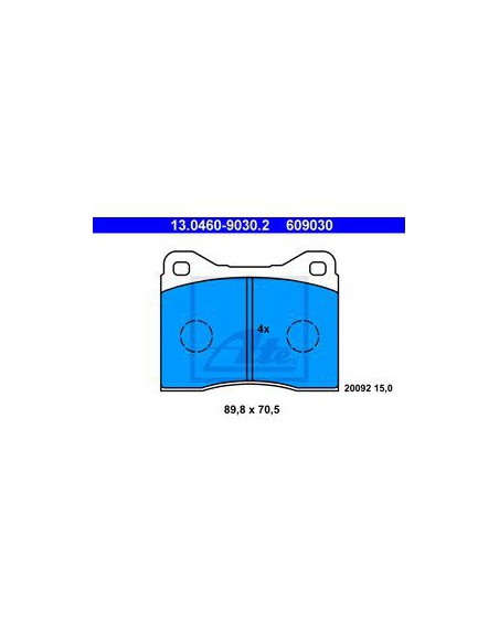 Comprar Juego de pastillas de freno BMW E12 518    528, eje