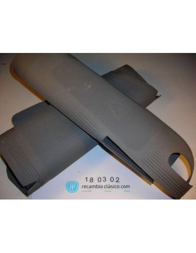 Alfombrillas traseras supletorias Renault Dauphine, Ondine, Gordini, color gris