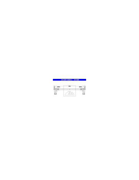 Comprar Latiguillo freno BMW E12 518    528i, eje trasero.