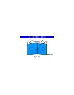Comprar Juego de pastillas de freno BMW E28 M5, eje delantero.