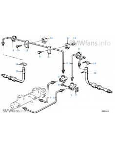 Comprar Latiguillo freno BMW E28 M5, eje delantero 34321159901
