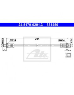 Comprar Latiguillo freno E28 524  524td  525e  525i  528i 